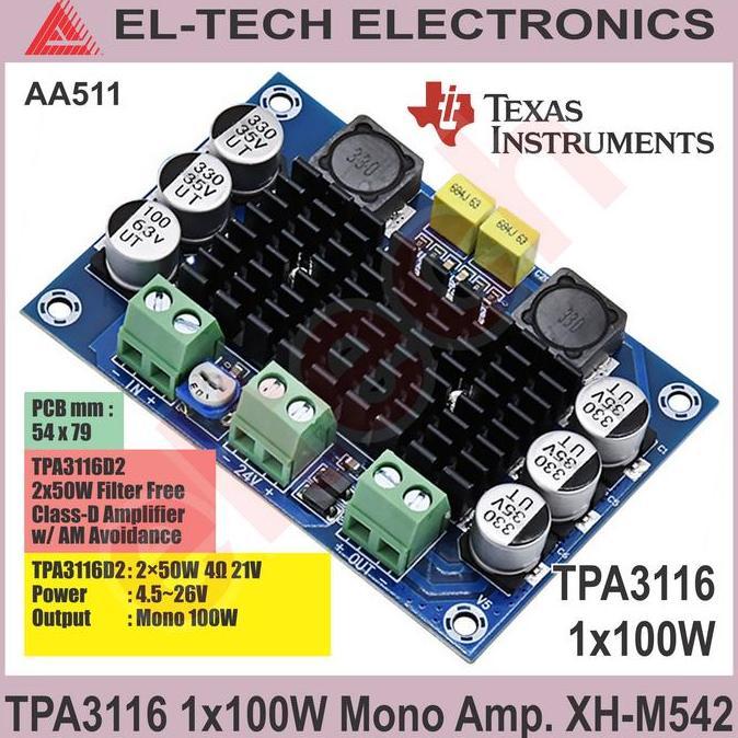 NEW Digital Audio Power Amplifier Penguat Suara TPA3116 3116 Mono / Stereo