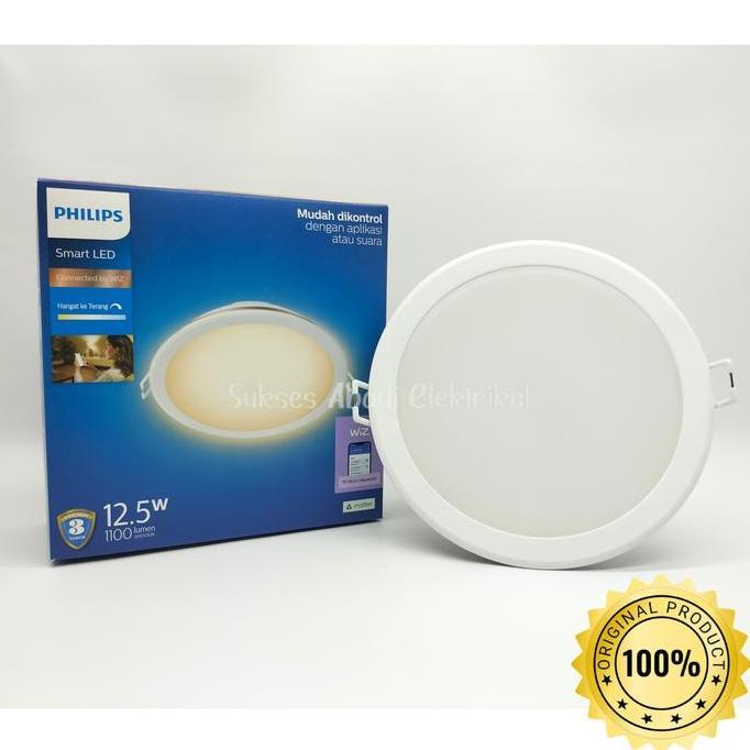 TERBARU - LAMPU DOWNLIGHT SMART WiFi LED 12.5W PHILIPS 12.5 WATT TUNEABLE DIMMER