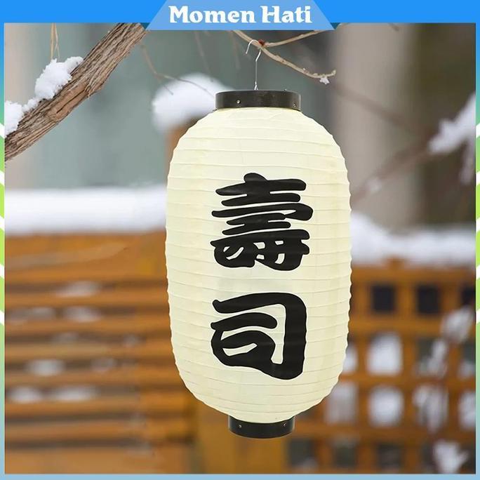 VEXANAF Buah Lampion Sushi Jepang Lampu  Satin Lentera Ornamen Tahan Air