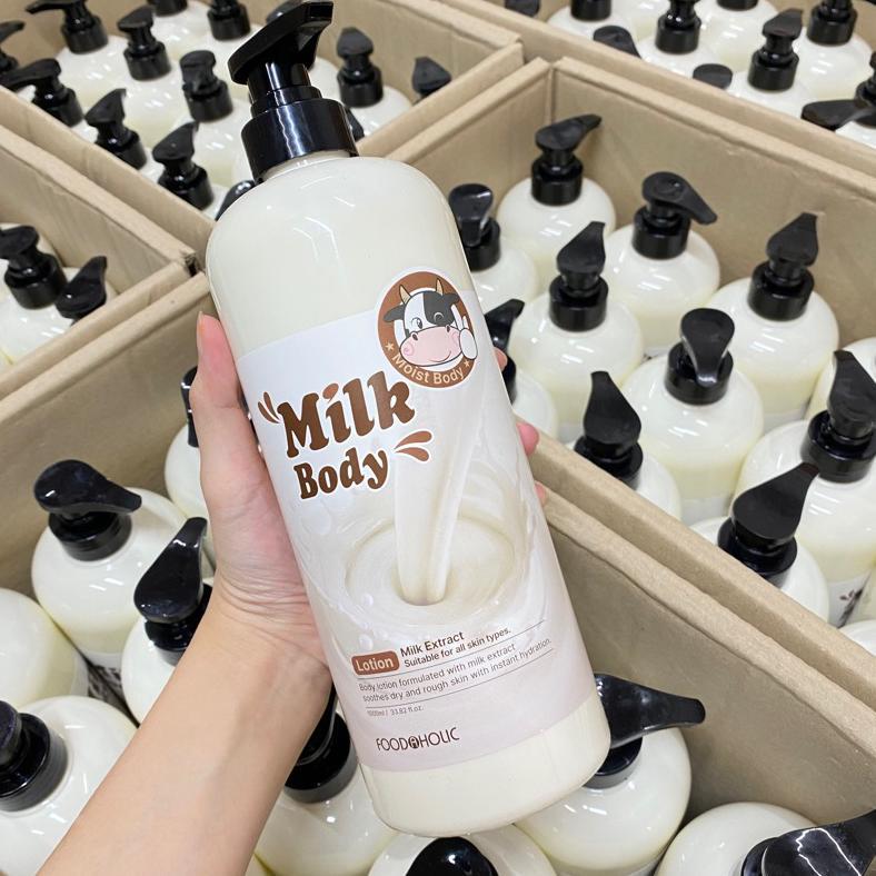 DelOnA- [Original Korea 100% ]Foodaholic Big Boss Milk Body lotion 1000ml