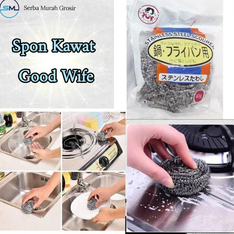 Sabut Besi/Sikat Panci kawat/Sikat serabut/Spon kawat Good Wife