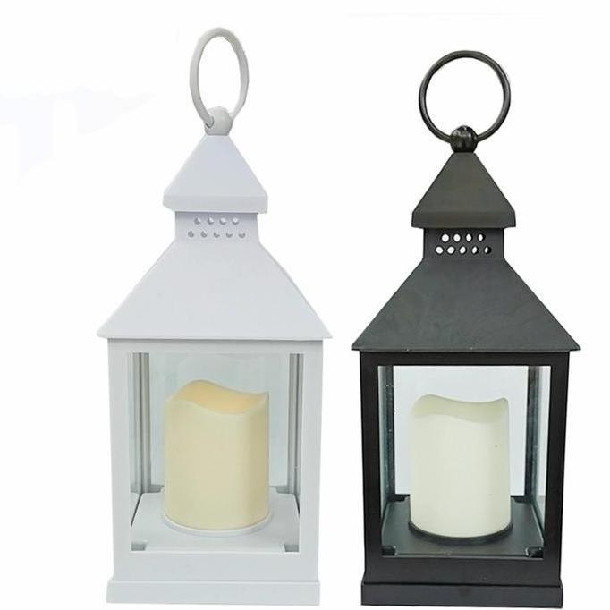 Lansunggaskirim- Lentera Lilin Elektrik Besar Dekorasi Led Lilin Electric Petromax