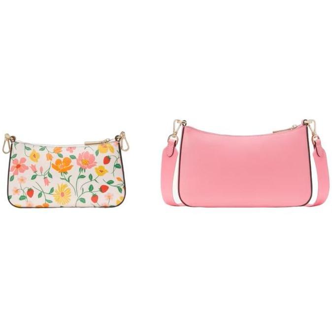 Tas Wanita Branded KS Duet Strawberry Garden Crossbody Bag - Blossom Pink