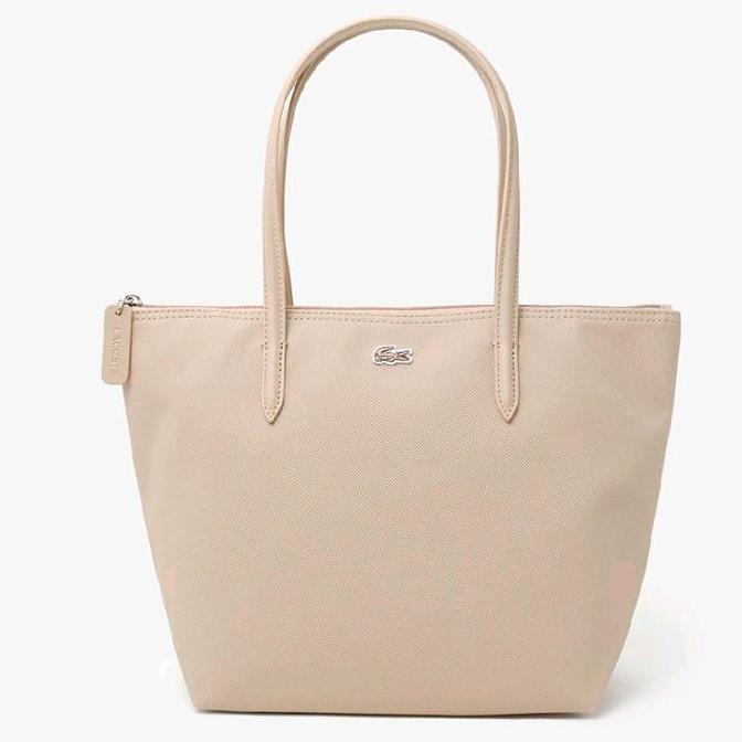 LACOSTE Tas Small Zip L12. 12 Tote Bag Wanita Bee (100% Authentic)