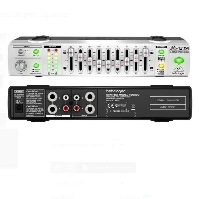 BEHRINGER FBQ800 V2 ULTRA COMPACT GRAPHIC