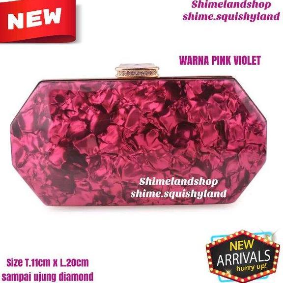 Tas pesta wanita cantik clucth mewah import