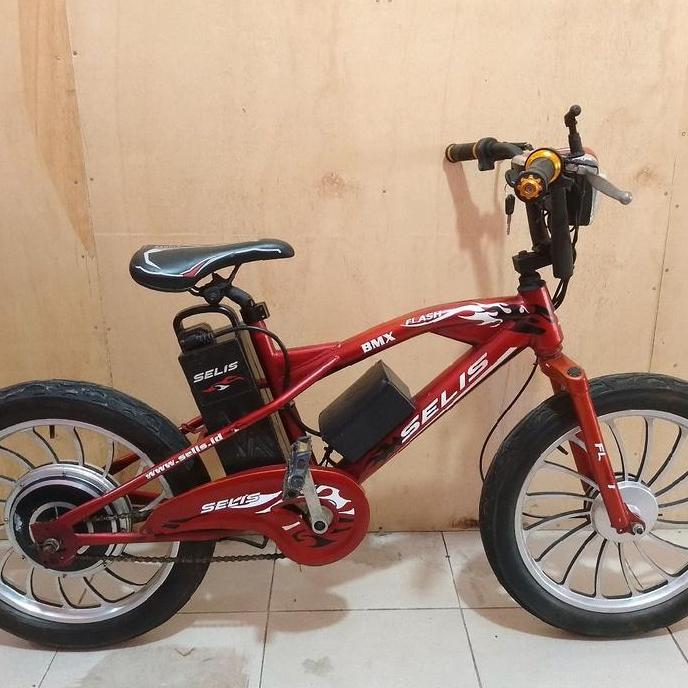 Terbaru Sepeda Listrik Bmx Selis Uk 20 Inch  Tinggal Gas Poll