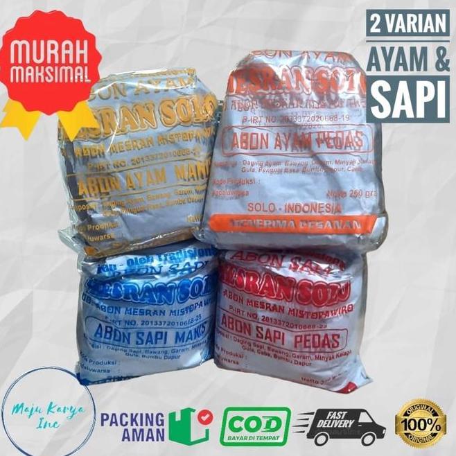 Abon Mesran Sapi Ayam 250 Gram Solo