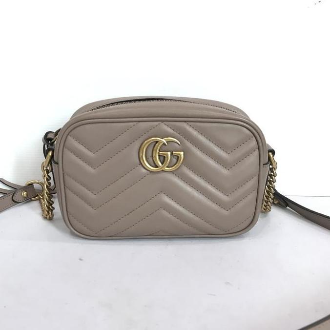 2nd Gucci marmont camera sz 18cm Db, sample leather, booklet