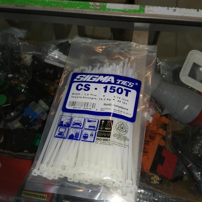Update CS-150T SIGMA TIES KABEL TIES SIGMA 15CM X 3.6MM sjt92