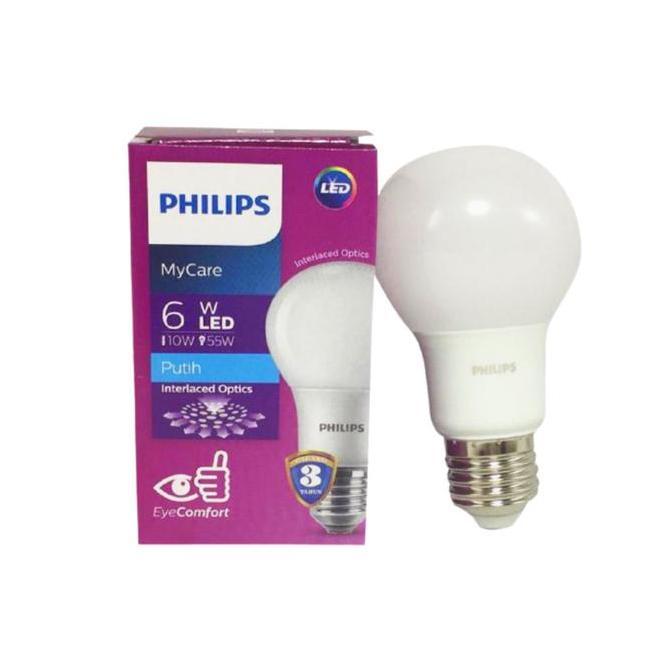 Lampu Philips Led Bulb Paket 6 Watt Lampu Paket Hemat 6 Watt