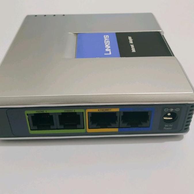 Linksys Spa2102 Sip Voip 2 Port Fxs Ata Gateway (Upgrade Pap2T-Na)