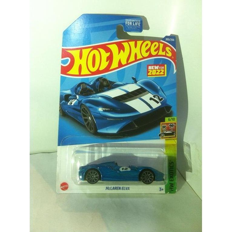 Hot Wheels. 2022 HW Exotics - McLaren Elva. Blue AKTA MATTEL