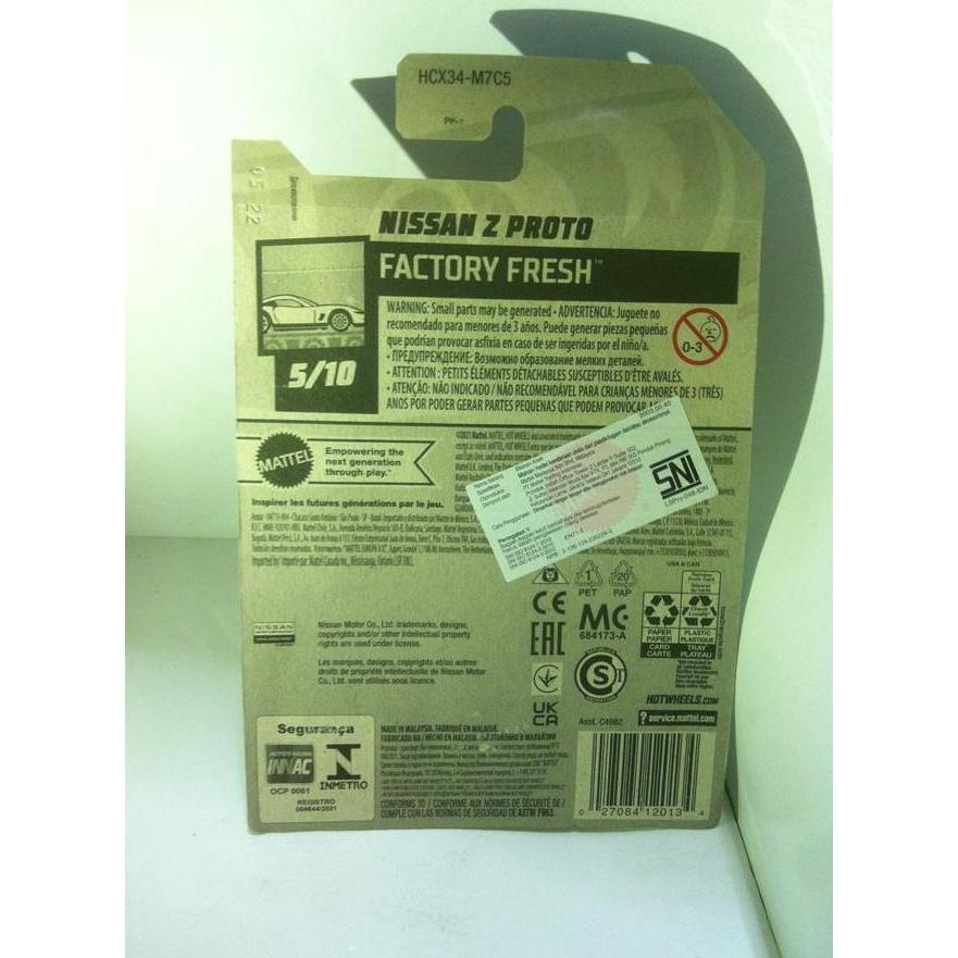 Hot Wheels. 2022 Factory Fresh - Nissan Z Proto. White MATTEL