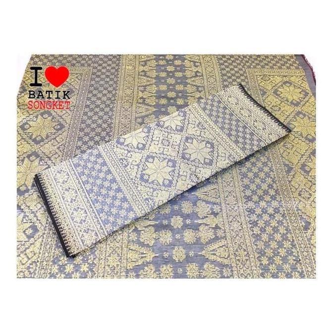Songket sutra alam palembang tenun batak ulos sumatra medan