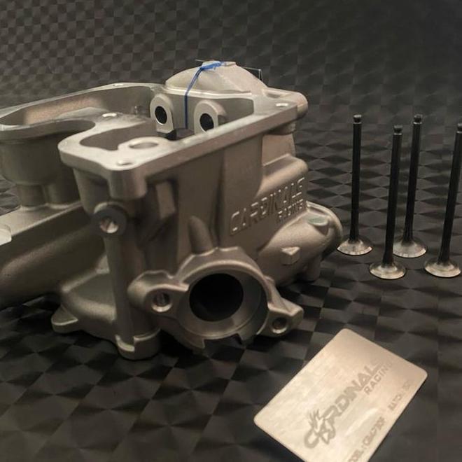 Lc135 R/Cylinder Head Comp. Valve: (In-23/Ex-20) & (In-25/Ex-22) / Kepala Silinder Set Dengan Klep (