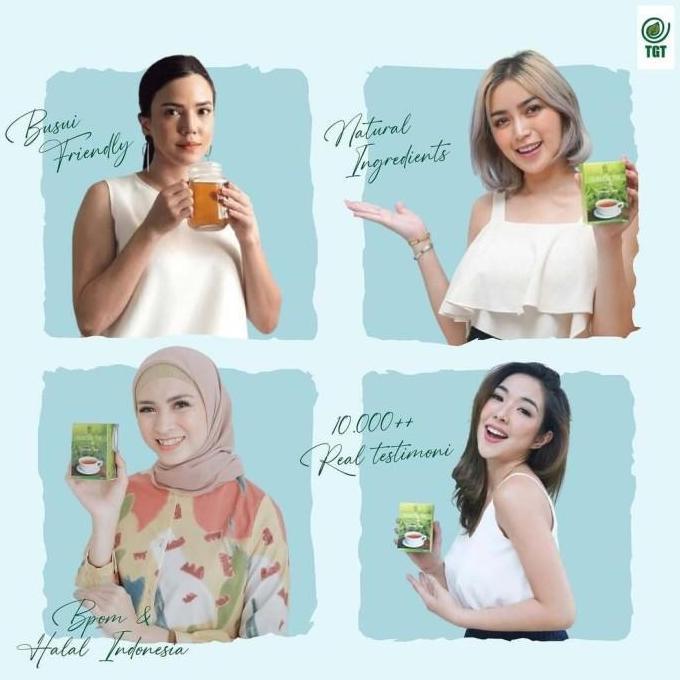 Ameldaharu99 - Tgt Slim Tea Greentea 1 Box 2Tb | Teh Diet Pelangsing Detox Bpom