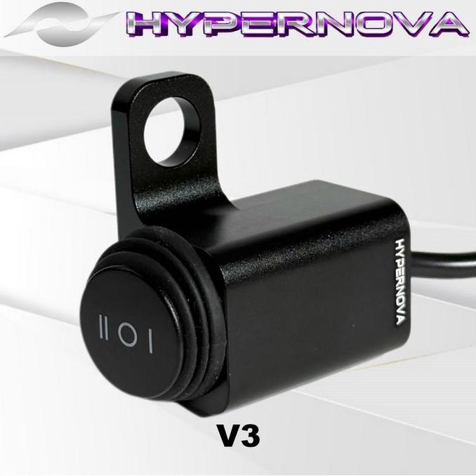 HYPERNOVA - ORIGINAL SAKLAR SWITCH V3 LAMPU UNIVERSAL HYPERNOVA ON OFF ON SAKLAR MINI LASER HRX1 HRX