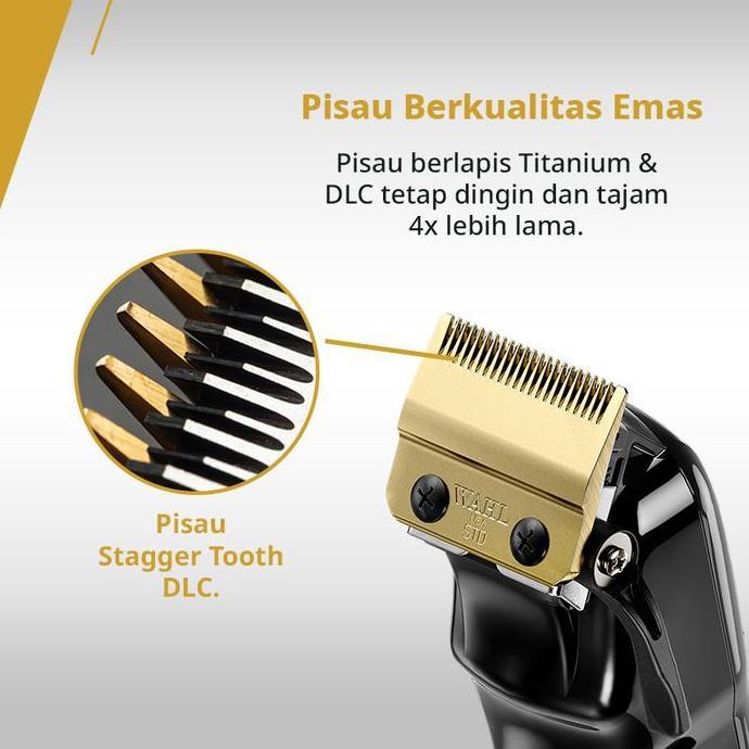 Wahl 5 Star Black Magic Clip - Alat Cukur Rambut Profesional, Alat Cukur Rambut, Mesin Potong Rambut