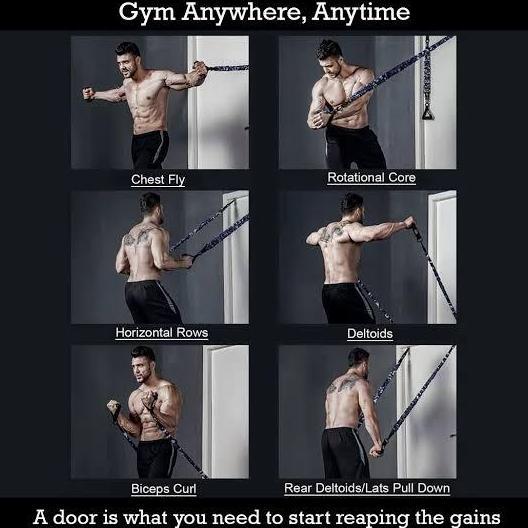 Master Set Innstar Resistant Bench-press tanpa Barbell Fitness HomeGym