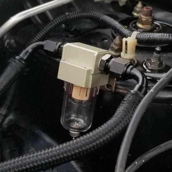 BALAYASHOPID Engine oil separator oil catch can tank breather reservoir filter PCV