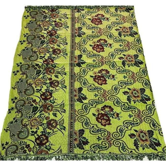 Hambal Rajut Karpet Lotus Lantai Selimut Rajut Bunga