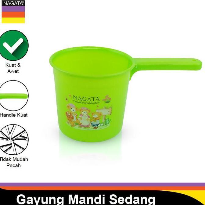 Gayung Air Mandi Nagata 703 Plastik Tebal Kuat Tidak Mudah Pecah