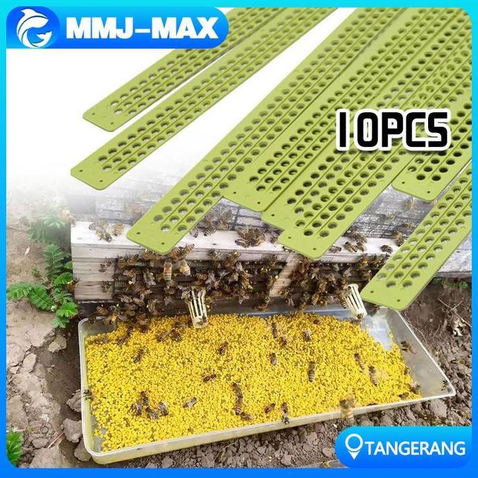 CALAVO 10PCS Alat Pollen Bee/Alat Ternak Lebah Pollen Trap Peternakan Lebah