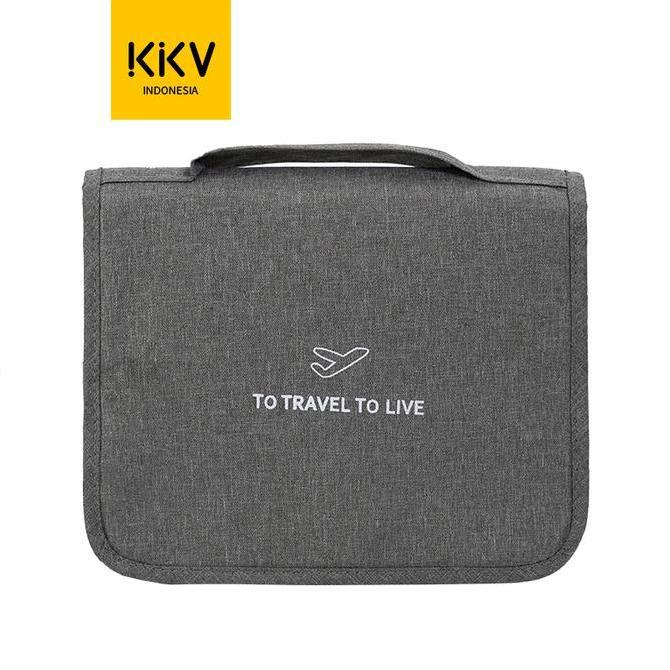 Best- KKV 40000KM Travel Toiletries Bag Tas Penyimpanan Kosmetik Alat Mandi
