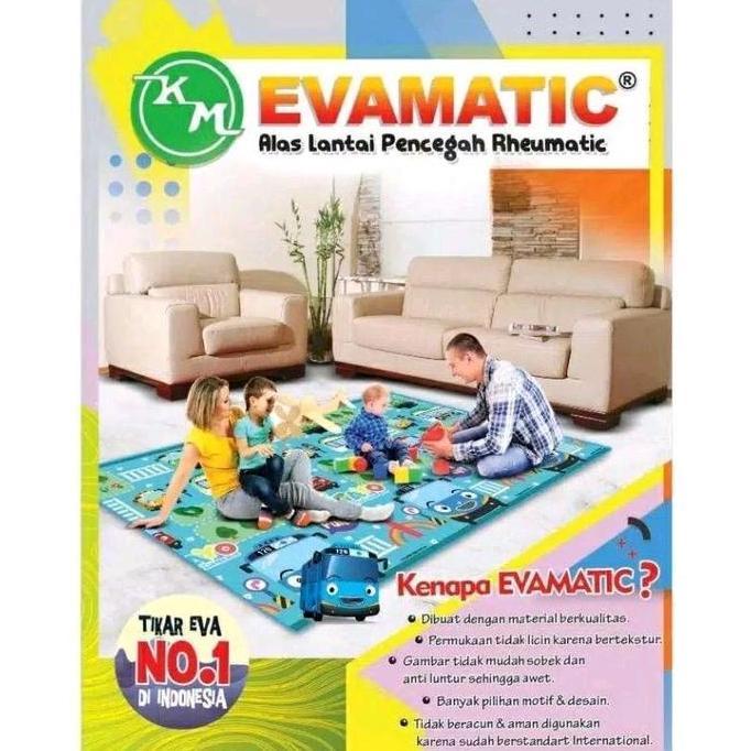 Karpet Spon Alas Evamatic Tebal dan Mudah dicuci 120x200