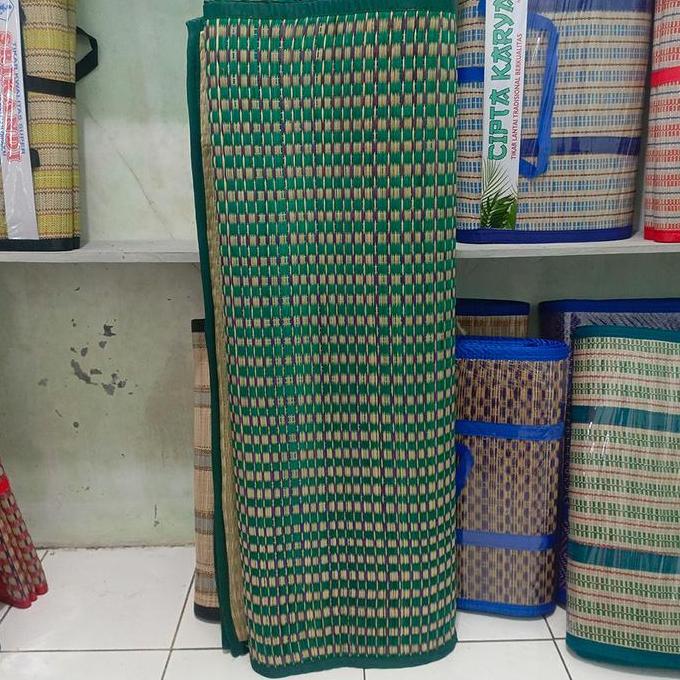 Tikar Mendong Asli Gulung Lipat Jumbo Uk (150 X 200 Cm) (170 X 200 Cm) Tikar Karpet Samak Tenun Masj