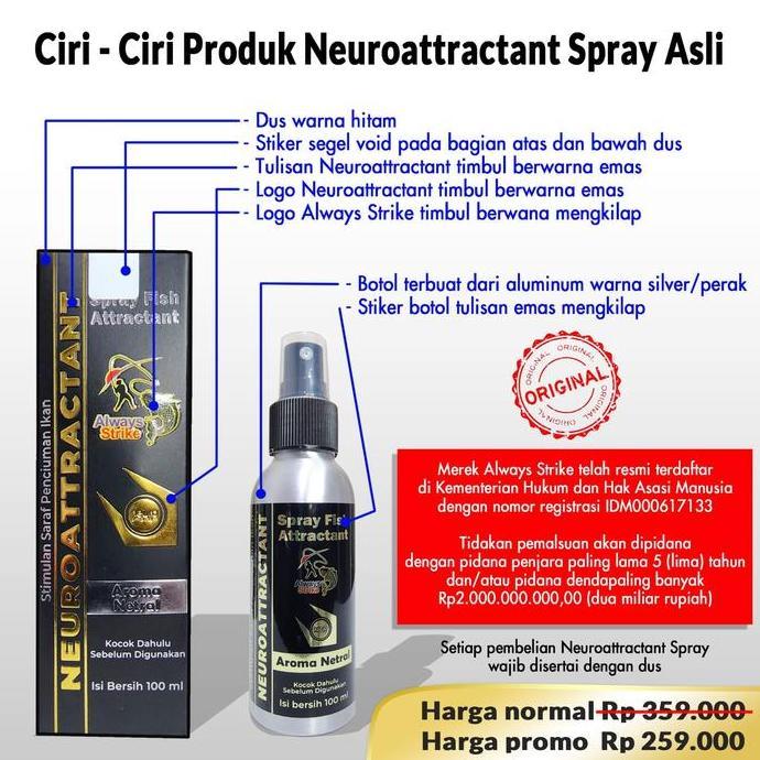 Neuroattractant Spray Fish Attractant Ikan Umpan Pancing Non Essen