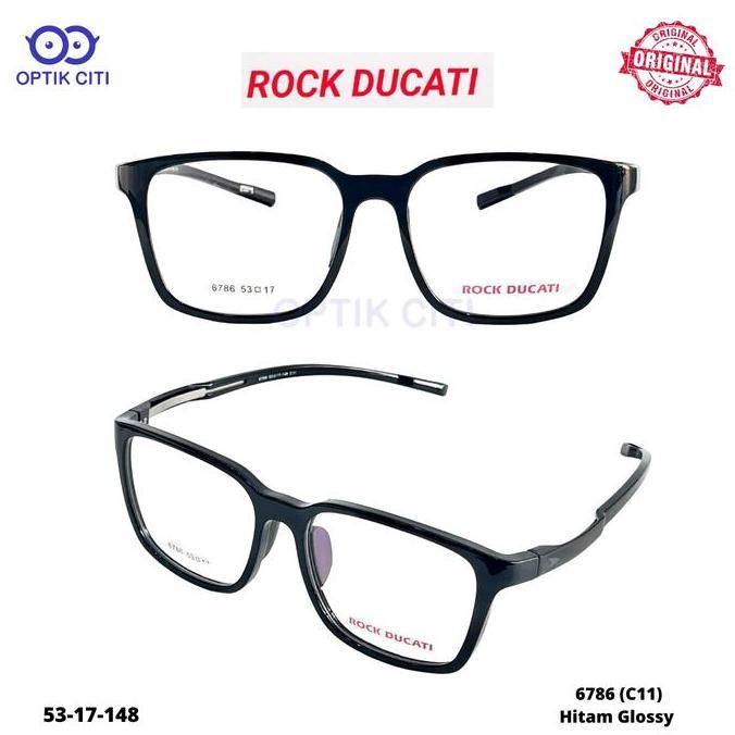 Frame Kacamata Sporty Pria Rock Ducati Original Ringan 6786
