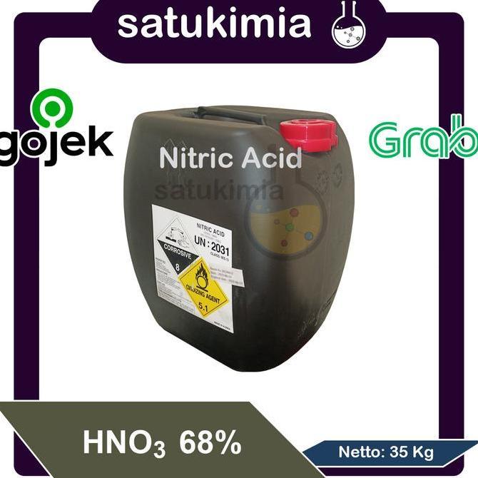 TERBARU - (Gojek Instan Only) Nitric Acid/ Asam Nitrat/ HNO3 - 35 Kg