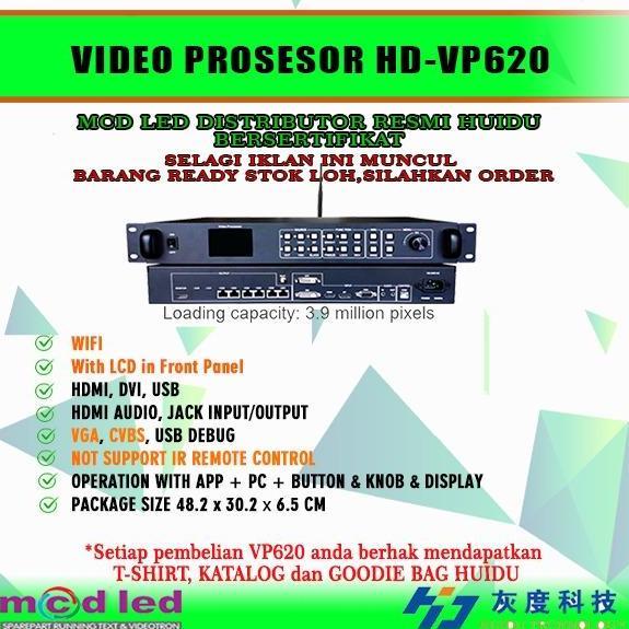 Terpopuler- Huidu Hd Vp210 Vp410 Vp620 Vp820 Sending Card And Led Video Processor