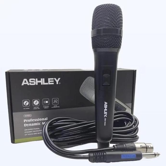 Musiq- Microphone Kabel Ashley Dm Voice Original Ashley Kabel Mikrofon