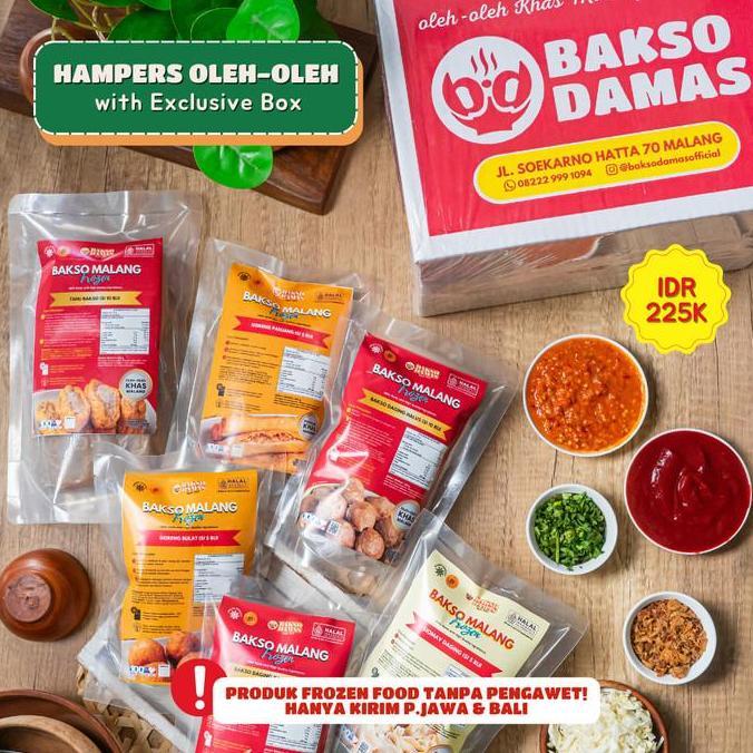 READY STOK Bakso Damas Hampers Oleh-Oleh Bakso Khas Malang Paket Silver Promo Premium