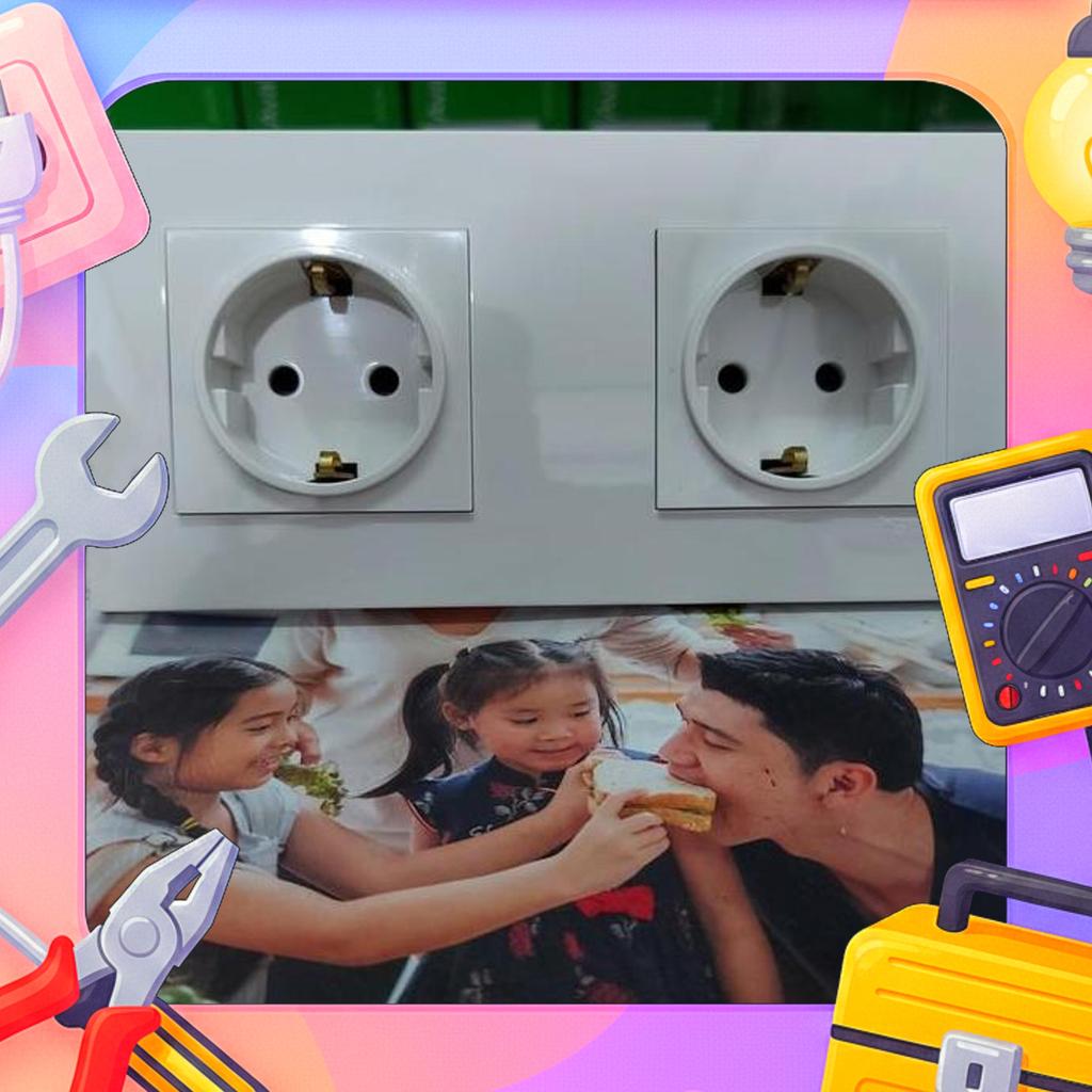 Vivace Stop Kontak 2 Gang Schneider