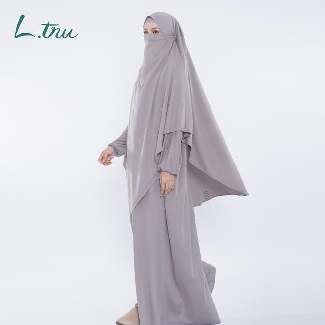 L.tru - Set Kaftan & Khimar | Kaftan Ramadhan | Set Baju Haji dan Umroh