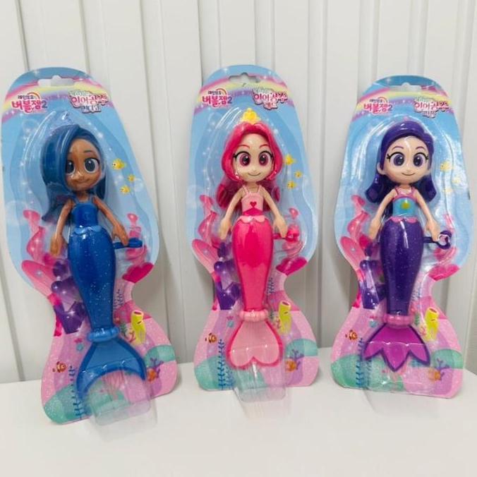 Rainbow Bubblegem Swimming Bath Toy / Mainan Putri Duyung Promo Premium