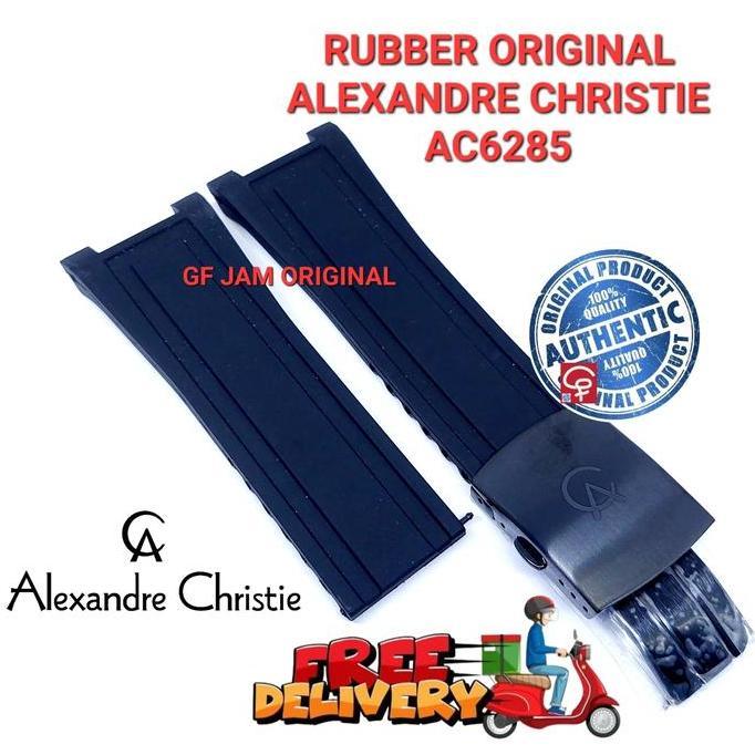 TALI KARET JAM TANGAN ALEXANDRE CHRISTIE AC6285 AC 6285 ORIGINAL