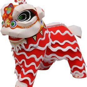 DIY Miniatur Papercraft Barongsai