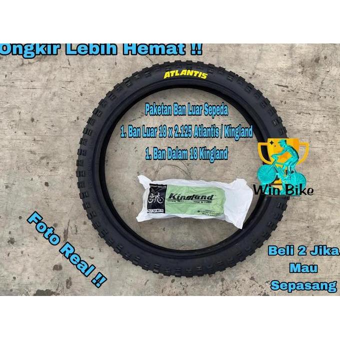 Promo Ban Luar dan Ban Dalam Paket Ban Luar dan Ban Dalam Sepeda Anak BMX 18 x 2.125 , 18 x 1.75 , 1