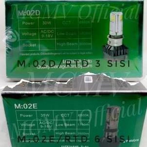 READY [READY STOCK] LAMPU LED RTD 6 SISI / 3 SISI 100% ORIGINAL GARANSI AC DC + KIPAS BOHLAM DOP LAM