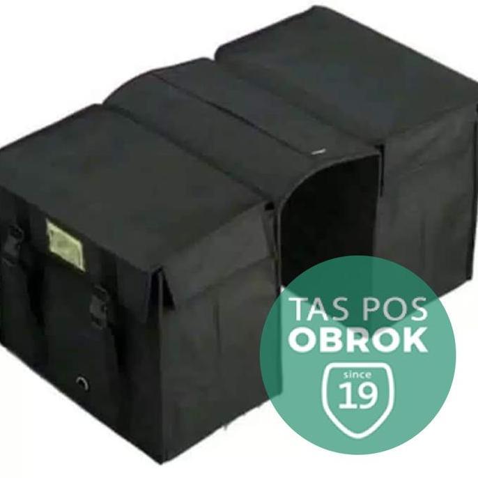 READY Tas Motor Anti Air Tebal Kuat Tas Obrok Pos Kurir Keranjang Motor Kecil Stok Ready Tas Pos Obr