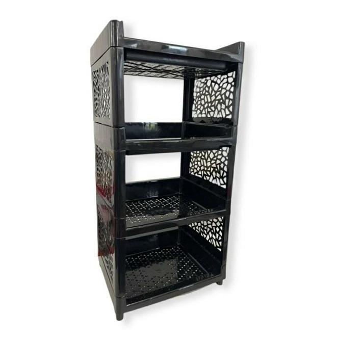 Termurah Rak Yoyo 4 Susun Rak Yoyo Multifungsi Lemari Plastik Lemari Pakaian Rak Susun 4 Tingkat Den