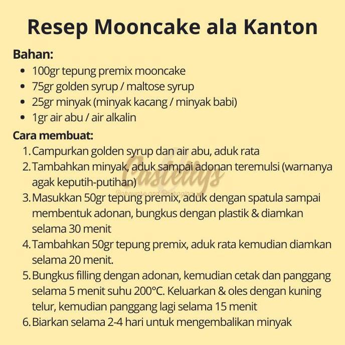 Grosir Premix Mooncake 350Gr Tepung Ready Mix Kue Pia Bulan Import Premium