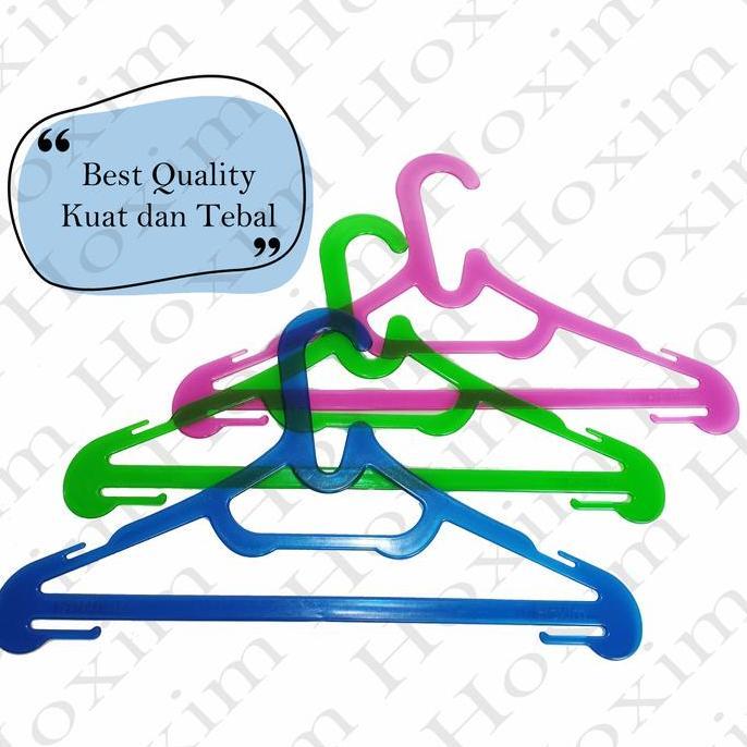 Unik Gantungan Baju Plastik Bening Harga Per Lusin