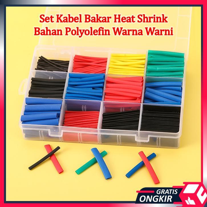 HOT` ORIGINAL Gratis Ongkir - 5378 isolasi bakar pembungkus kabel isolasi listrik selang kabel heat 