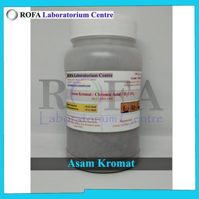 Asam Kromat / Chromic Acid / H2CrO4 500 Gram